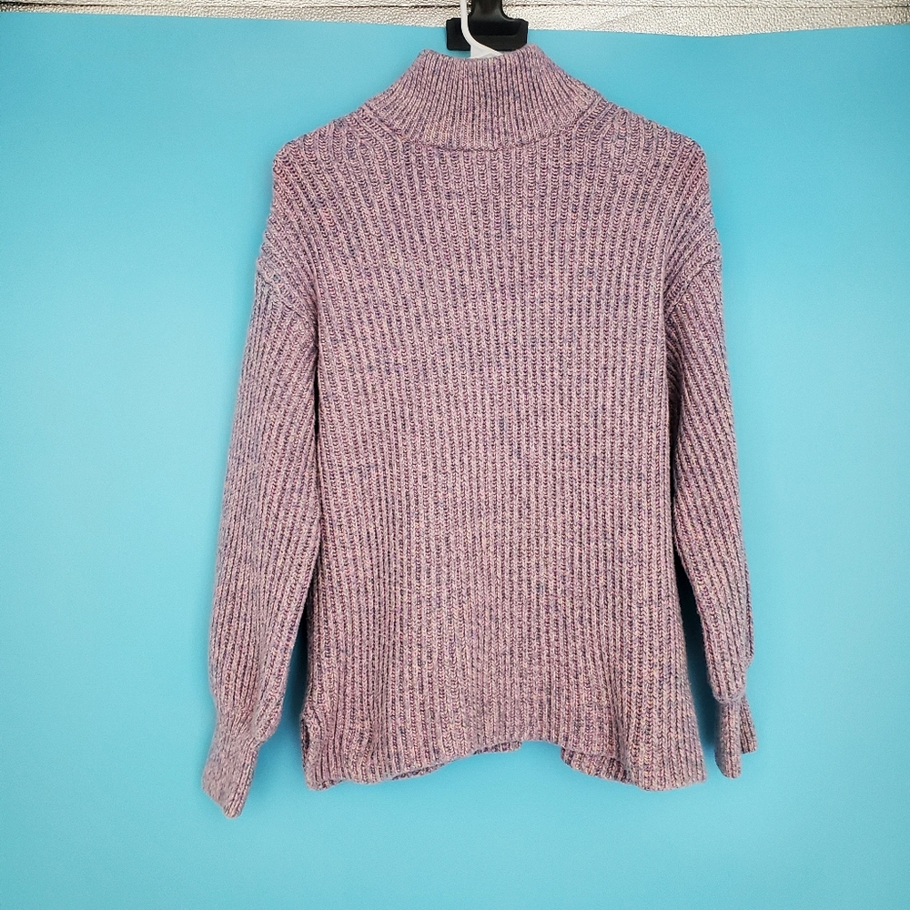 H&M Basic Sweater Size Small Turtleneck Long Sleeve Ribbed